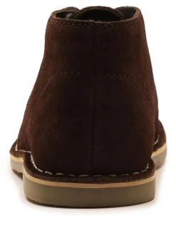 Off The Hook Sahara Suede Leather Desert Lace-Up Chukka Boots Light Brown Outlet