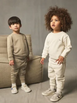 Next Sweatshirt and Joggers Set 2 Pack (3mths-7yrs) Off White/Cement Best