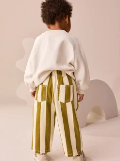 Next Stripe Trousers (3mths-7yrs) Olive Green Best
