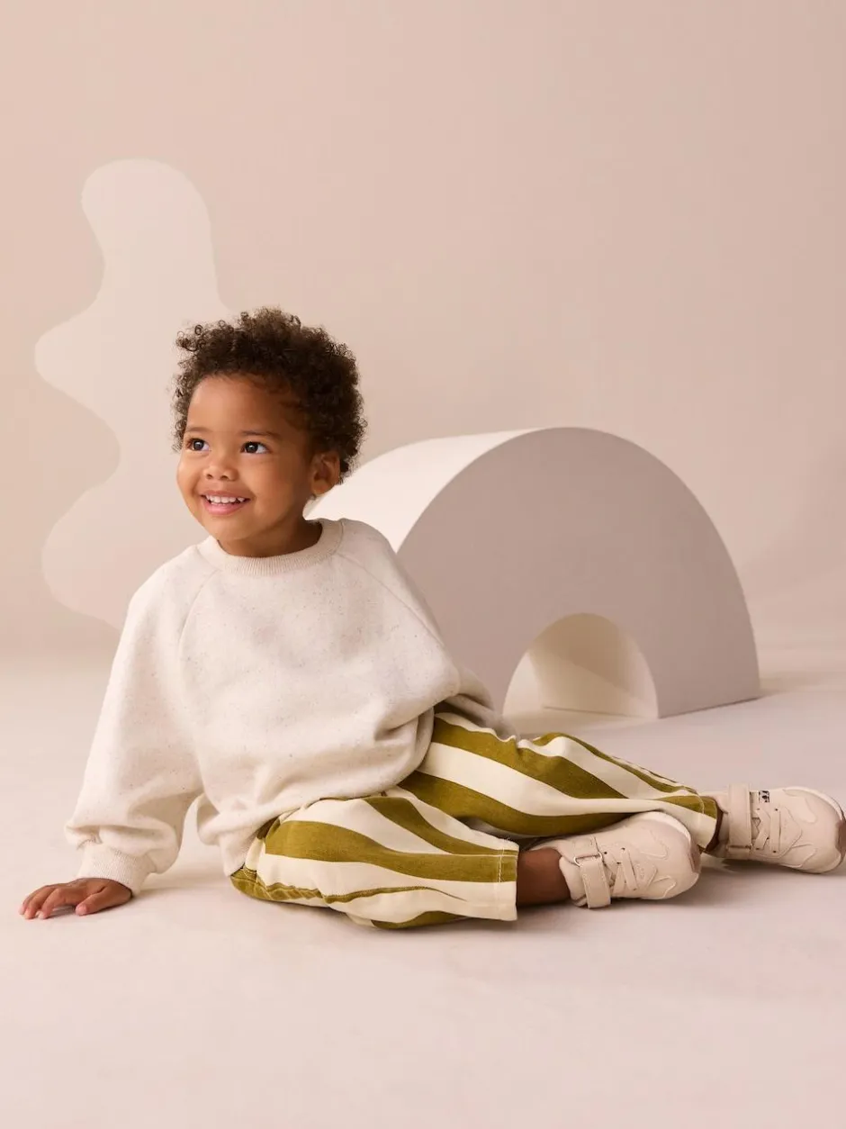 Next Stripe Trousers (3mths-7yrs) Olive Green Best