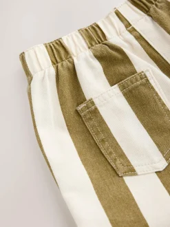 Next Stripe Trousers (3mths-7yrs) Olive Green Best