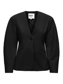ONLY Black Balloon Sleeve Blazer Best