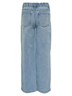 ONLY KIDS Blue Commet Wide Leg Elasticated Waist Jeans