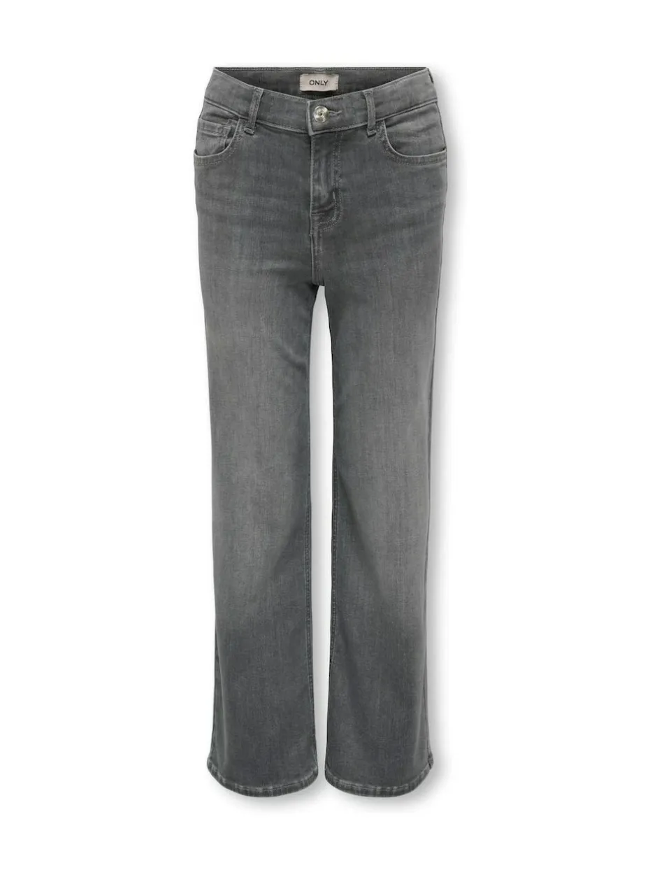 ONLY KIDS Grey Madison Wide Leg Jeans Discount