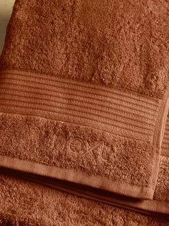 Next Orange Burnt Egyptian Cotton Towel Outlet