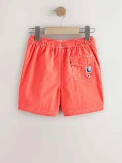 Next Contrast Stitch Swim Shorts (3-16yrs) Orange Discount