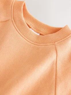 Next Orange Crew Neck Sweatshirt (3mths-7yrs) Outlet