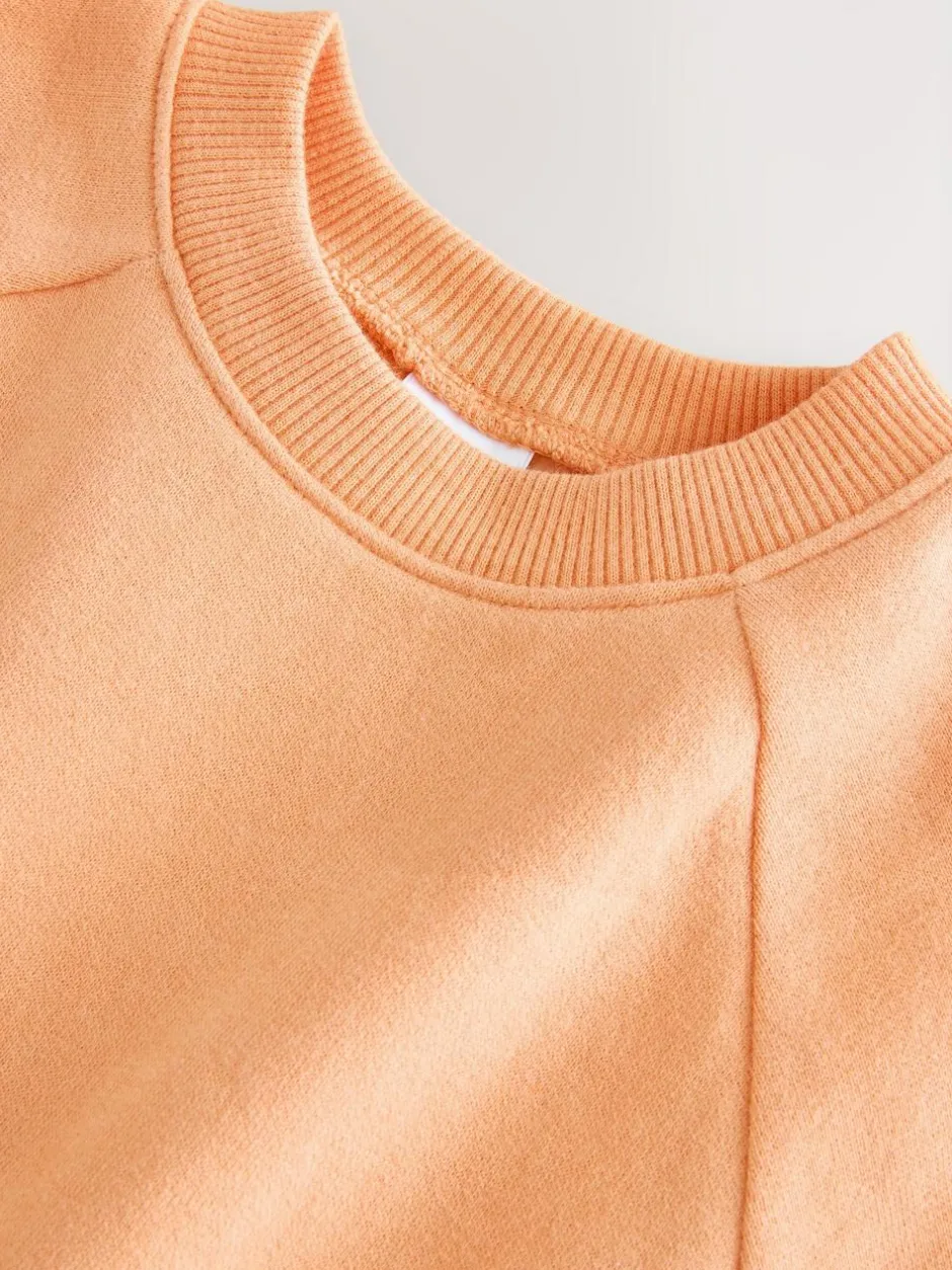 Next Orange Crew Neck Sweatshirt (3mths-7yrs) Outlet