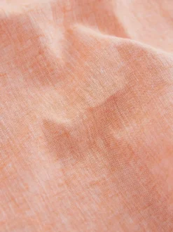 Next Orange Grandad Collar Linen Mix Shirt (3mths-7yrs) Best