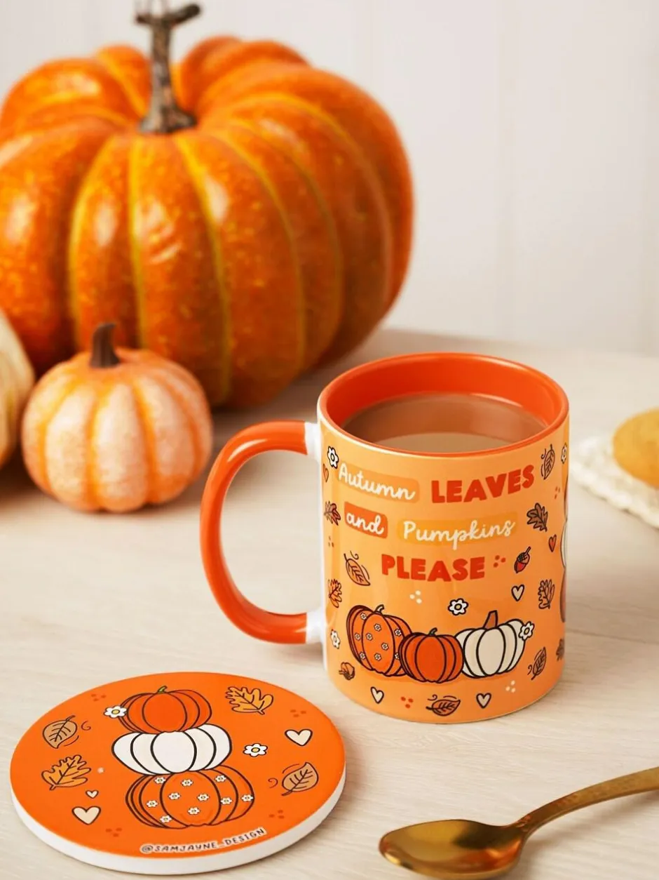 Next Orange Sam Jayne Autumn Leaves Gift Set Outlet