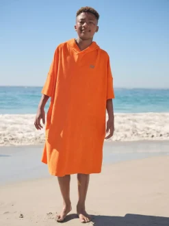 Next Towelling Poncho (3-16yrs) Orange Sale