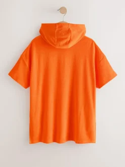 Next Towelling Poncho (3-16yrs) Orange Sale