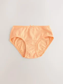 Next Briefs 10 Pack (1.5-16yrs) Orange/Pink Clearance