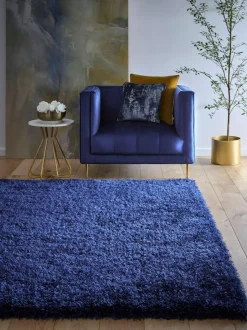 Origin Rugs Chicago Soft Shaggy Rug Blue Outlet