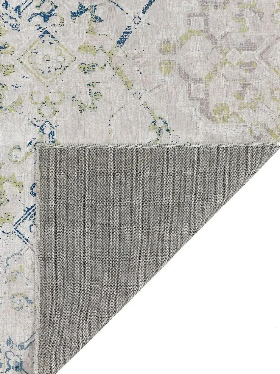Origin Rugs Blue Easy Care Washable Florence Runner Outlet