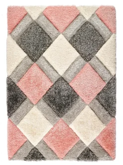 Origin Rugs Blush 3D GEO Shaggy Rug Clearance