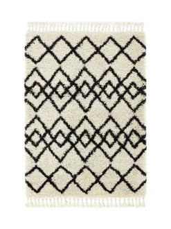 Origin Rugs Morocco Shaggy Rug Cream Discount