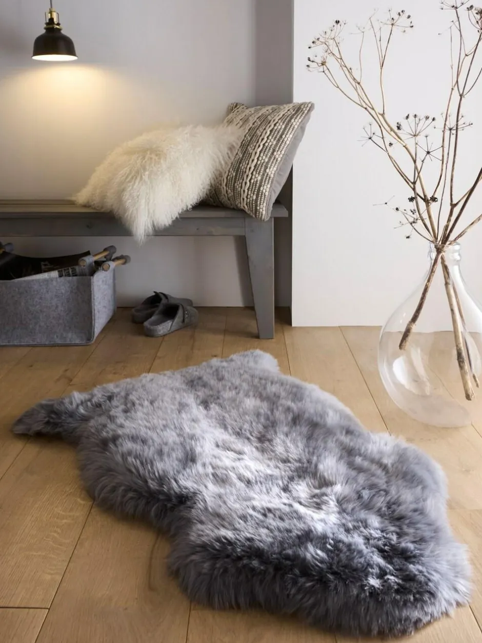 Origin Rugs Grey Sheepskin Rug Best