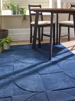Origin Rugs Penny Rug Infinity Blue Discount