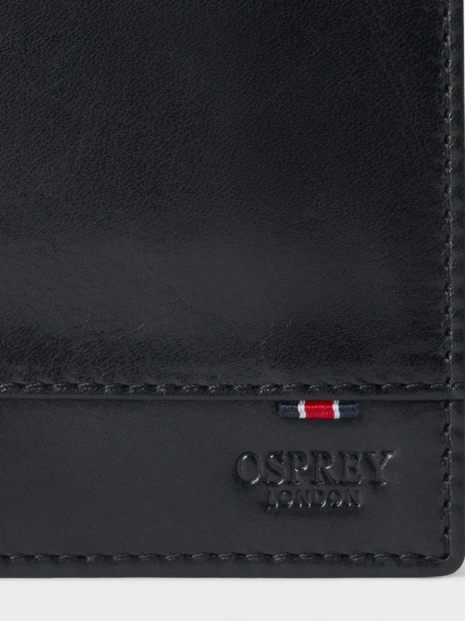 Osprey London Leather Micro Leather Dress Wallet Black Online