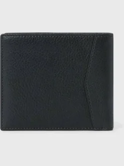 Osprey London The Compass Leather Card Wallet Black New