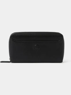 Osprey London Black The Compass Leather Travel Wallet Hot