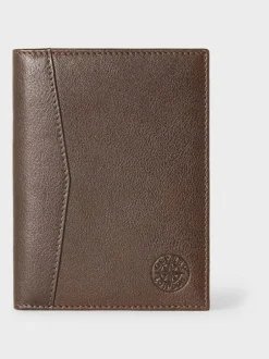 Osprey London The Compass Leather Passport Holder Brown Outlet