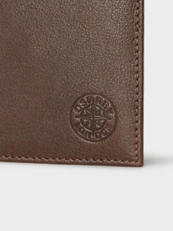 Osprey London The Compass Leather Passport Holder Brown Outlet