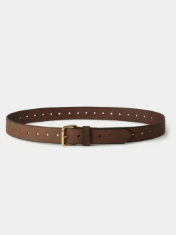 Osprey London The Neverending Single Leather Belt Brown Best