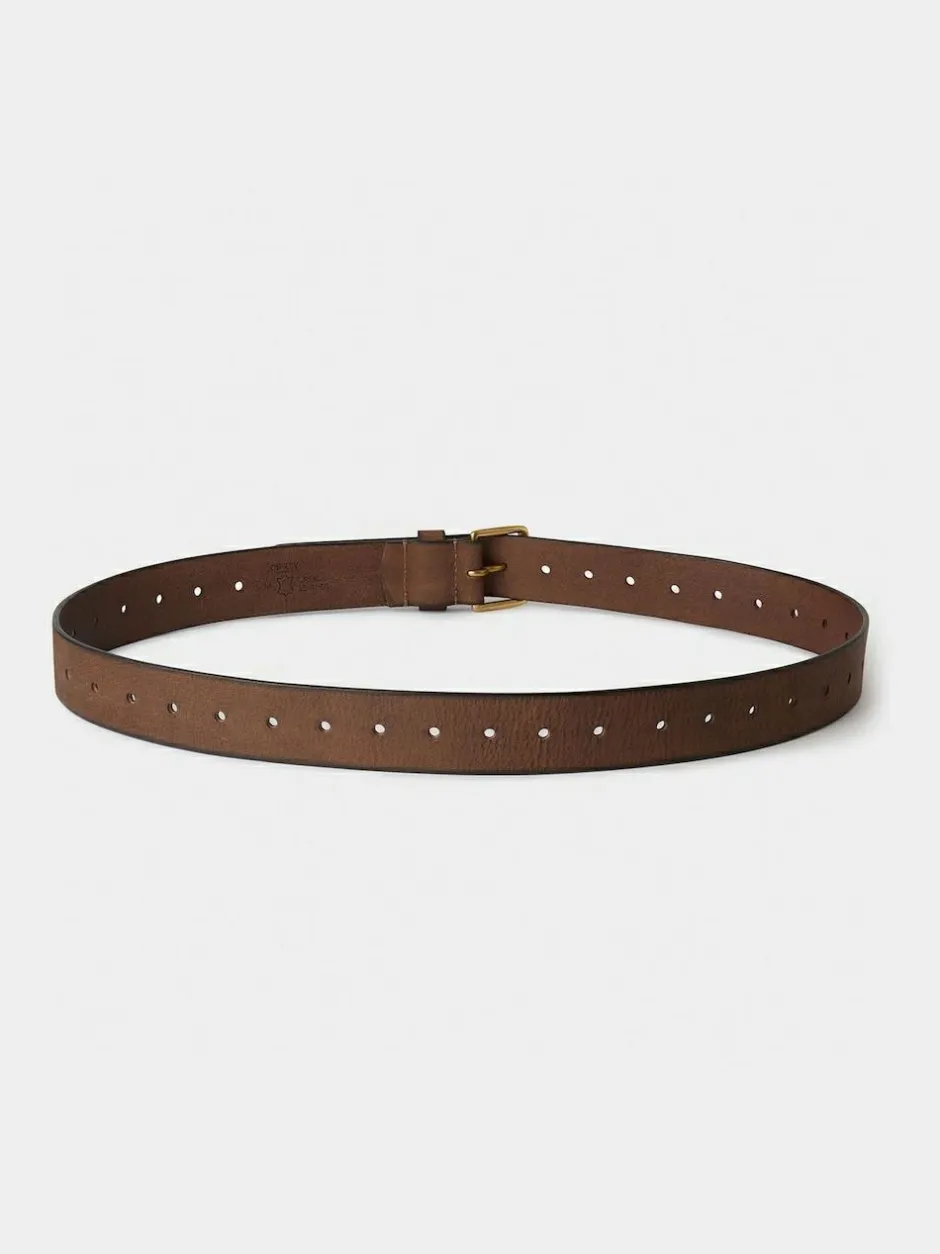 Osprey London The Neverending Single Leather Belt Brown Best