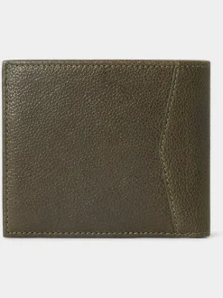 Osprey London The Compass Leather Coin Wallet Green New