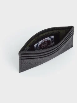 Osprey London The Forest Leather Black Card Holder