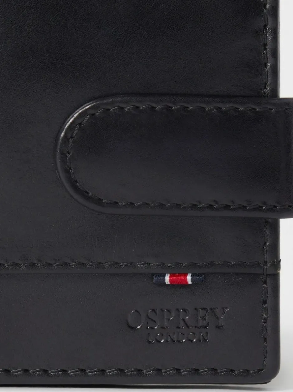 Osprey London The London Leather Coin Wallet Black Best