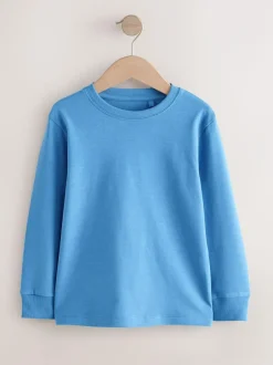 Next Pale Blue Regular Fit Long Sleeve Cosy T-Shirt (3-16yrs) Online