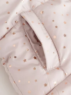 Next Print Shower Resistant Snowsuit (3mths-7yrs) Pale Pink New