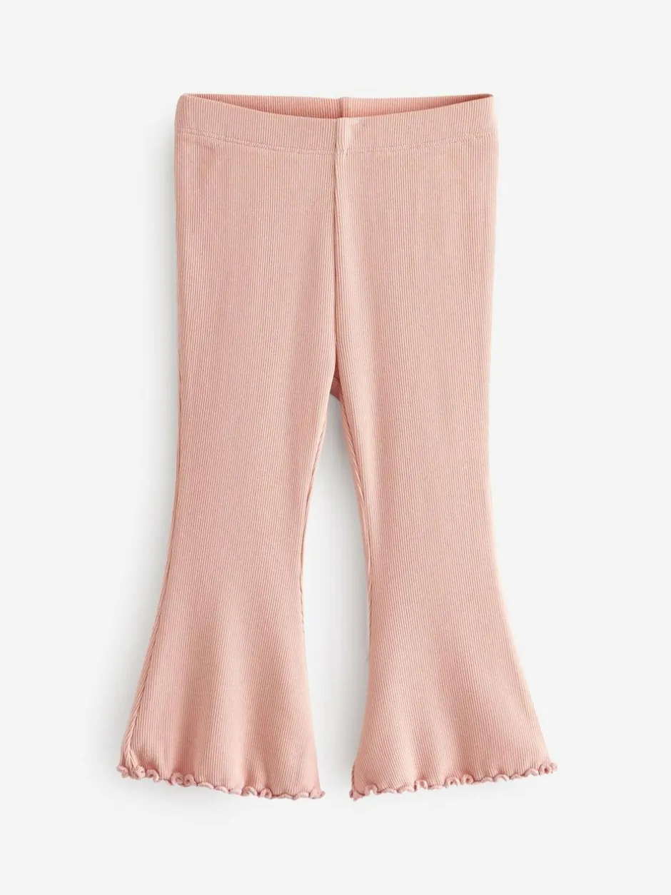 Next Pale Pink Rib Flare Leggings (3mths-7yrs) Best
