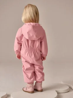Next Pale Pink Waterproof Printed Puddlesuit (3mths-7yrs) Hot