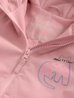 Next Pale Pink Waterproof Printed Puddlesuit (3mths-7yrs) Hot