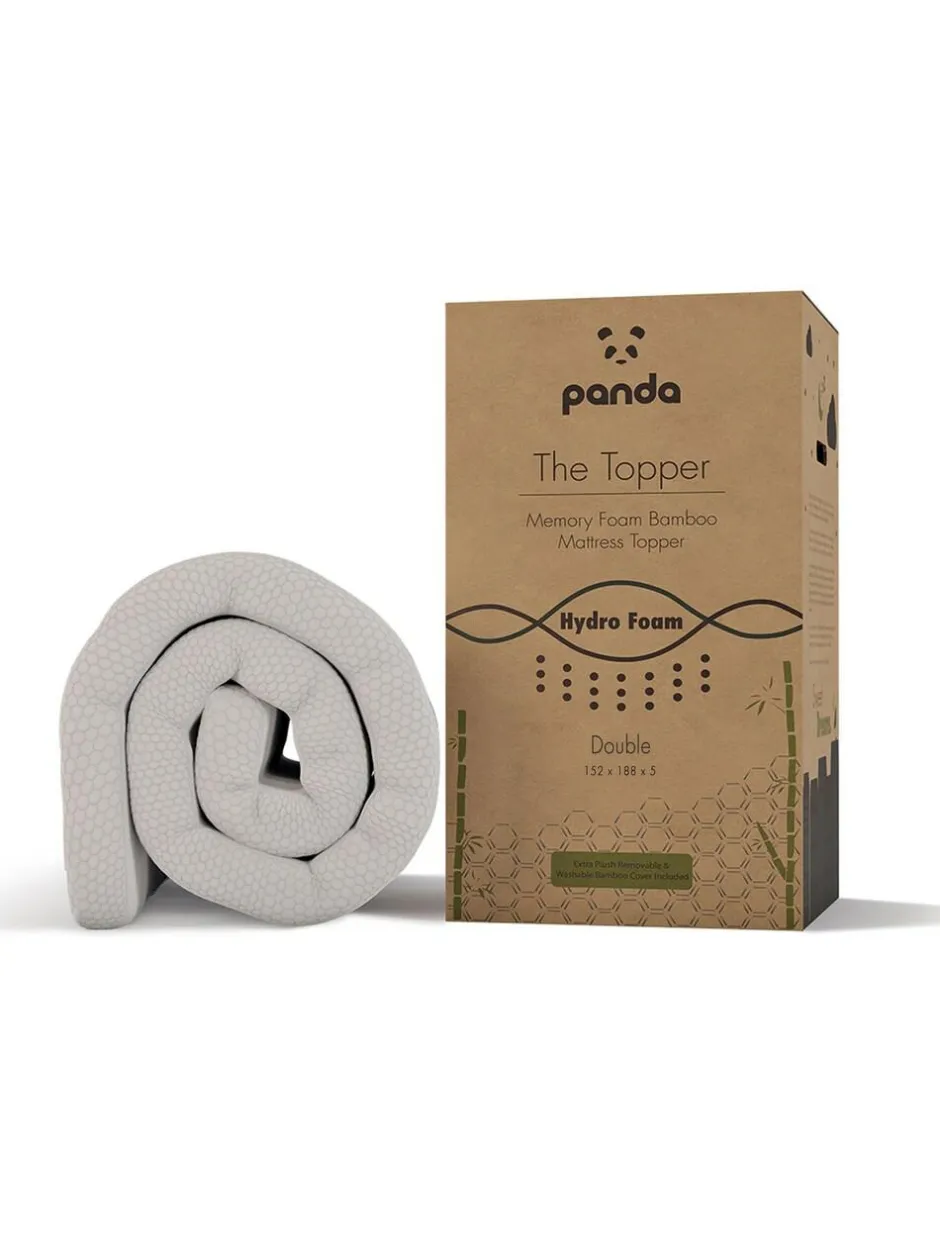 Panda London White Viscose Mattress Topper Best
