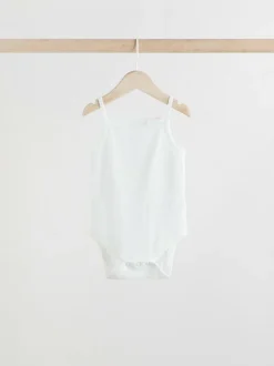 Next Pastel 5 Pack Vest Pointelle Baby Bodysuits Sale