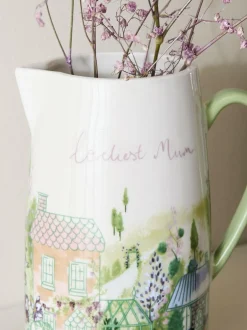 Next Jug Vase Pastel House Scene Loveliest Mum Outlet