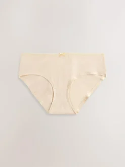 Next Pastel Rose Nude Boyshort Cotton Rich Knickers 5 Pack Outlet