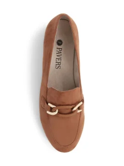 Pavers Smart Slip On Loafers Brown Outlet