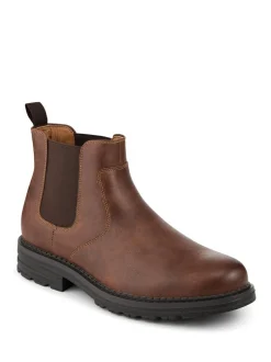 Pavers Gents Boots Casual Dark Brown Hot