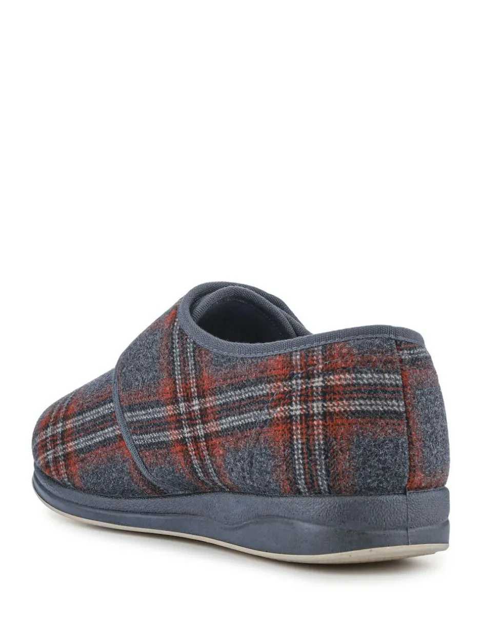 Pavers Grey Gents Slippers Full Outlet