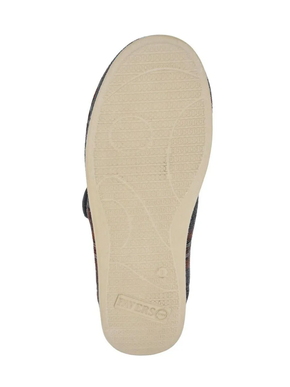 Pavers Grey Gents Slippers Full Outlet