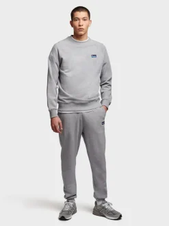 Penfield Mens Relaxed Fit 100% Cotton Original Logo Joggers Grey Online