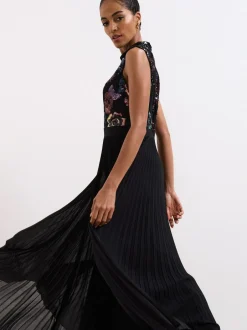 Phase Eight Black Lela Sequin Dress Sale