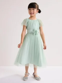 Phase Eight Green Jasmine Tulle Dress Best