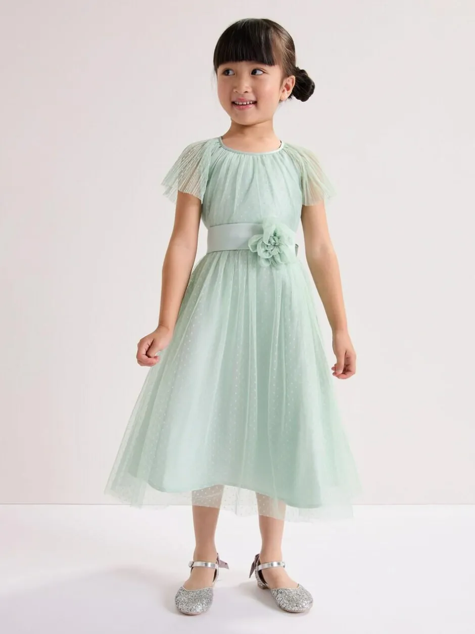 Phase Eight Green Jasmine Tulle Dress Best